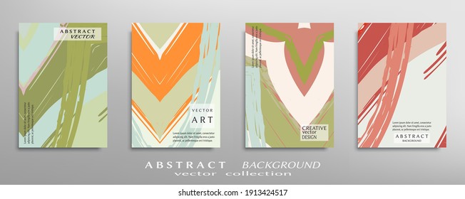 Abstract universal grunge art texture, web header template. Collage page, design for card, invitation, brochure brush strokes style, banner idea, book cover, booklet print, flyer sheet a4