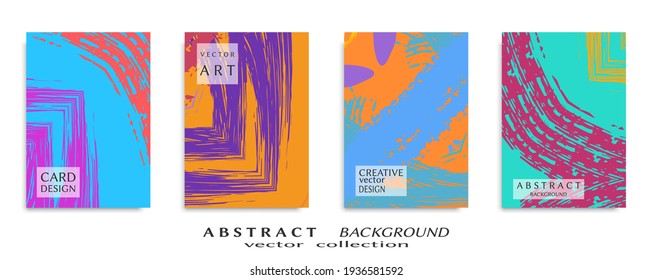 Abstract universal grunge art texture, web header template. Collage page, design for card, invitation, brochure brush strokes style, banner idea, book cover, booklet print, flyer sheet a4