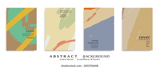Abstract universal grunge art texture, web header template. Collage page, design for card, invitation, brochure brush strokes style, banner idea, book cover, booklet print, flyer sheet a4