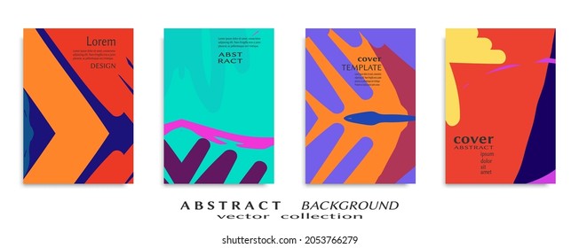 Abstract universal grunge art texture, web header template. Collage page, design for card, invitation, brochure brush strokes style, banner idea, book cover, booklet print, flyer sheet a4