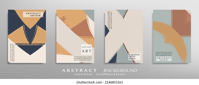 Abstract universal grunge art texture, web header template. Collage page, design for card, invitation, brochure brush strokes style, banner idea, book cover, booklet print, flyer sheet a4