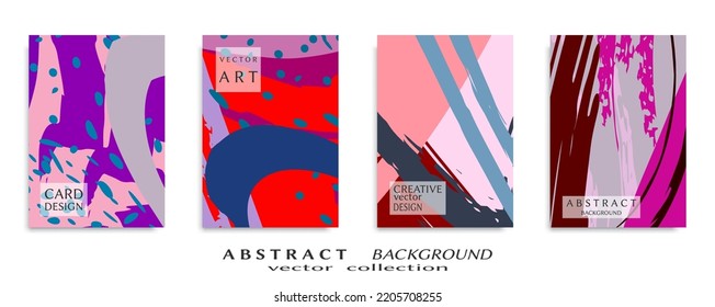 
Abstract universal grunge art texture, web header template. Collage page, design for card, invitation, brochure brush strokes style, banner idea, book cover, booklet print, flyer sheet a4