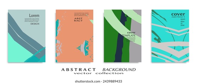 Abstract universal grunge art texture, web header template. Collage page, design for card, invitation, brochure brush strokes style, banner idea, book cover, booklet print, flyer sheet a4