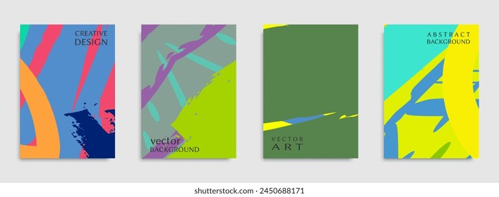 Abstractas textura universal de arte grunge. Fondos artísticos creativos con pinceladas. Plantilla de Vector para tarjeta, invitación, vale, certificado. Diseño de moda para etiqueta, cubierta, tela, folleto 