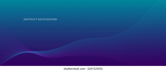 Abstract universal header template. Colored spots and strokes isolated on dark blue background cover template. Vector illustration