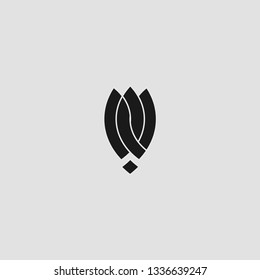 Abstract universal premium logo design. Creative line symbol. Minimalistic logo design.