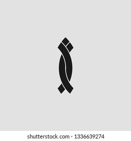 Abstract universal premium logo design. Creative line symbol. Minimalistic logo design.