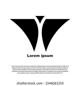 Abstract universal premium logo design. Creative line symbol