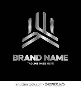 Abstract universal premium logo design. Creative line symbol. Letter M Logo, alphabet logo design.