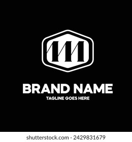 Abstract universal premium logo design. Creative line symbol. Letter M Logo, alphabet logo design.