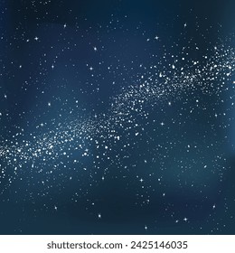 Abstract universe background with stars and Milky Way. Cosmos and space background for different designs