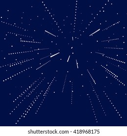 Abstract Universe Space sky Background with stars. Night galaxy background. Vector illustration.