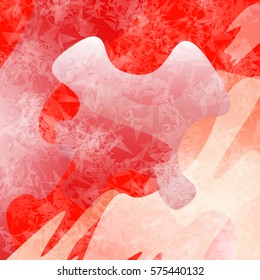 Abstract unusual background with geometrical shapes. Digital creative artwork.