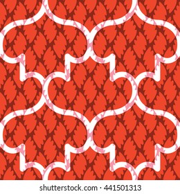 Abstract unusual geometric pattern seamless background tile