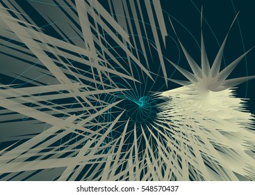 Abstract unusual geometrical background. Digital artwork for creative graphic design.