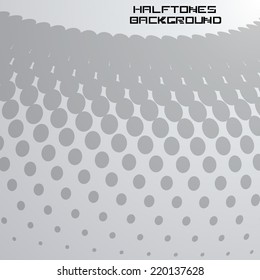 Abstract Unusual Halftone Dots Background . Computed Design for your Futuristic Artwork . Vector Illustration .