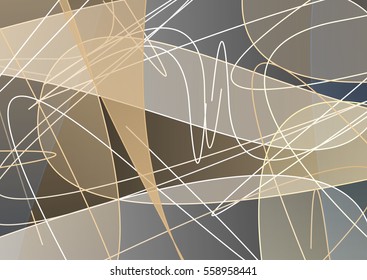 Abstract unusual modern background with geometrical shapes.