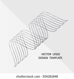 Abstract Unusual Modern Logo Design. Business Corporate Icon. 