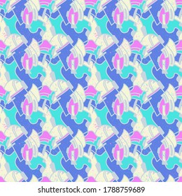 Abstract unusual patterns. Seamless backdrop