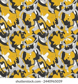 Abstract unusual seamless pattern wave shapes for apparel things, textile, texture, backgrounds and to print on fabric and other design things