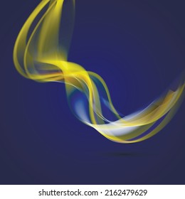 Abstract uraine background color yellow blue