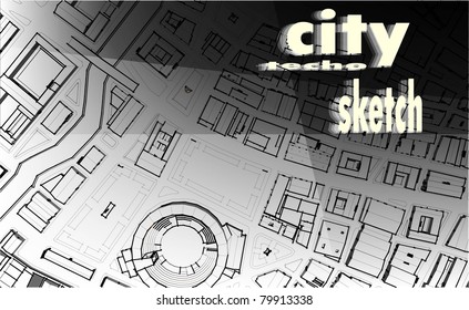 Abstract urban architecture