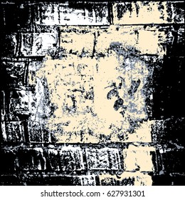 Abstract urban background with wall