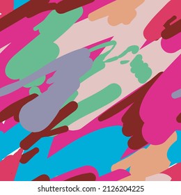 Abstract urban chaotic seamless background. for fabric and textile