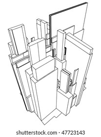 Abstract Urban City Building Vector 68