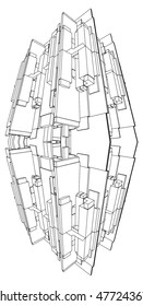 Abstract Urban City Building Vector 73