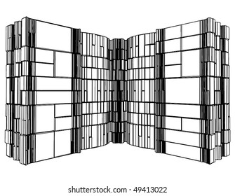 Abstract Urban City Building Vector 124