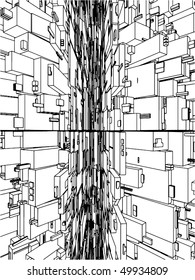 Abstract Urban City Vector 137