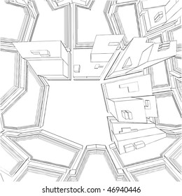 Abstract Urban City Vector 43