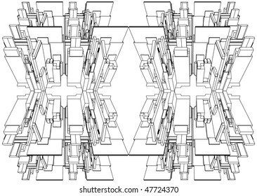 Abstract Urban City Vector 74
