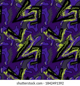 Abstract urban colorful seamless pattern for your creative ideas