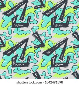 Abstract urban colorful seamless pattern for your creative ideas