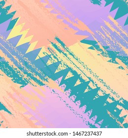 Abstract urban grunge pattern with gradient curved elements.