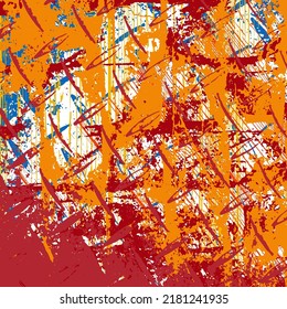 Abstract urban pattern with curved geometry elements
