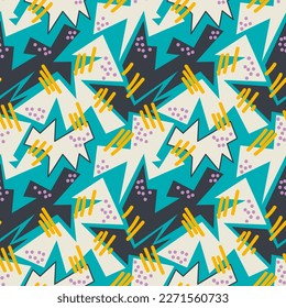 Abstract urban pattern with curved geometry elements, lines and dots