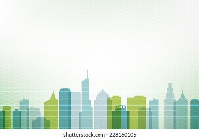Abstract Urban Scene