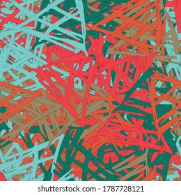 Abstract urban seamless pattern with grunge elements