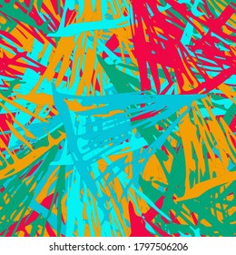 Abstract urban seamless pattern with grunge elements