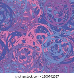 Abstract urban seamless pattern with grunge elements
