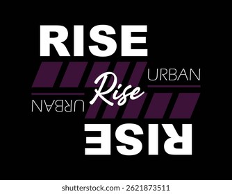 Abstract Urban Streetwear Typography Design, Urban Streetwear design, Geometric Street Style typography streetwear suitable for t-shirt, hoodie and poster