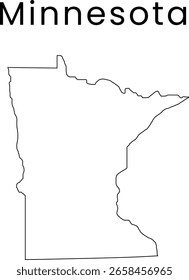Mapa da linha de Minnesota