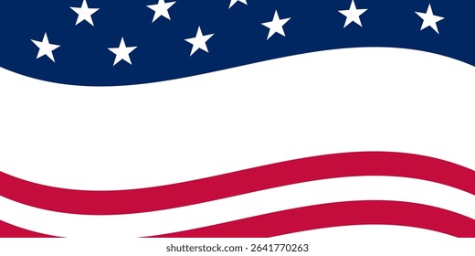 Abstract Usa flag background illlustration
