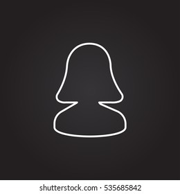 Abstract user icon
