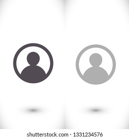 Abstract user icon. Vector  Eps 10 