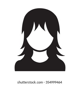 Abstract user icon. Vector Eps