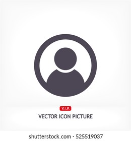 Abstract user icon. Vector Eps